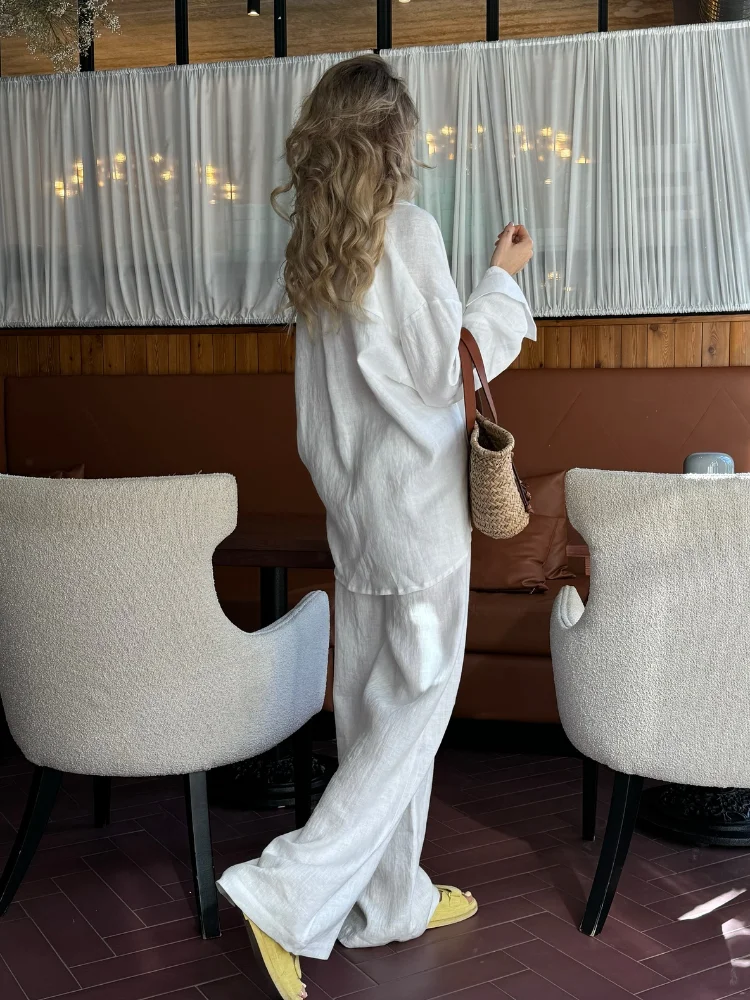 2025 Solid Casual Cotton Linen - Linen Pant Wide recensione e prezzo