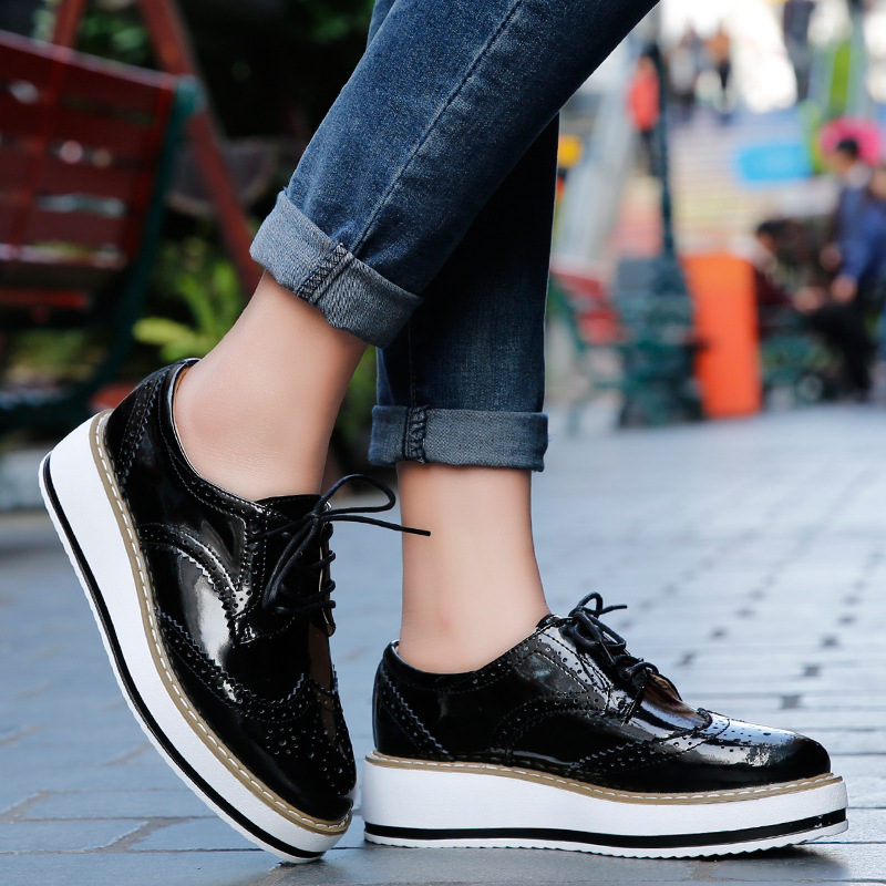 Women Loafers Shoes Leather Th - Wedge Espadrille Women recensione e prezzo