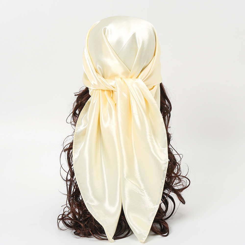 90cm Solid Colors Neckerchief  - Headband Summer Knit recensione e prezzo
