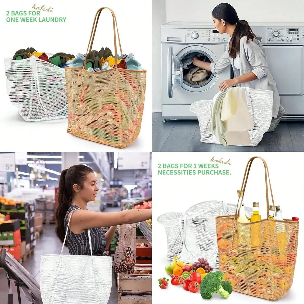 Nylon Mesh Foldable Casual Tot - Tote Bag Beach recensione e prezzo